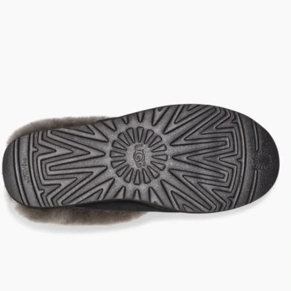 UGG | Cluggette Slippers In Black Grey Indoor Outdoor NEW - Picture 16 of 17